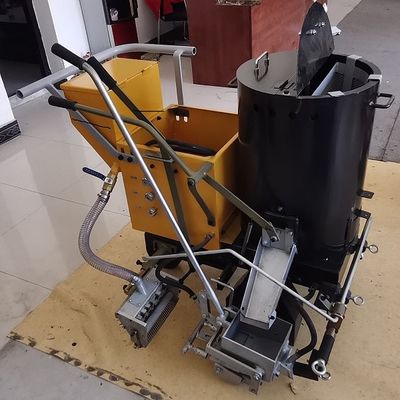 Mensenpushing thermoplastische weglijn stripmachine