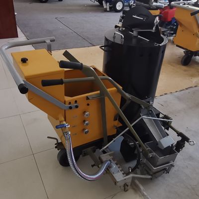 100L verf tank handmatig duwen thermoplastische lijn stripmarkering machine 3-5mm dikte