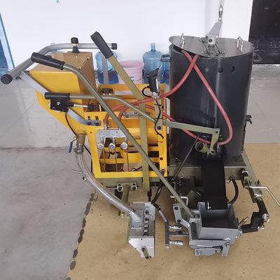 Batterij-deving thermoplastische weglijnmarkeringsmachine Strip-apparatuur