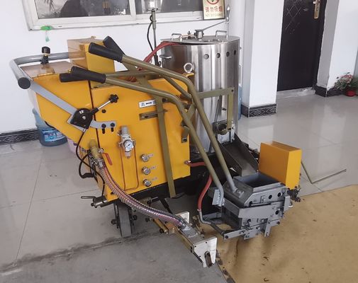 Batterij aandrijvende thermoplastische trillingsweglijnenverfmachine voor geluidsmarkering