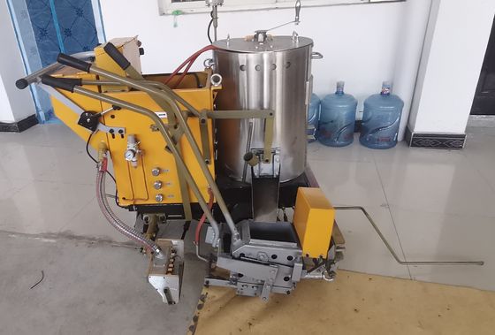 Batterij aangedreven thermoplastische weglijnverfmachine voor geluidsmarkering