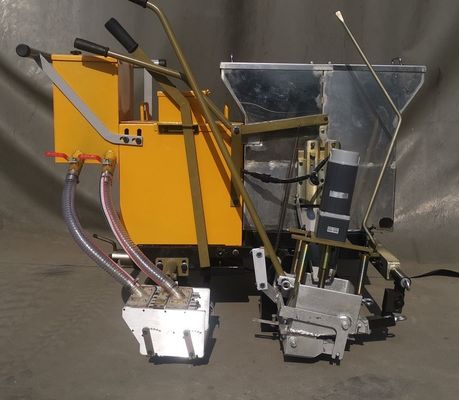 Twee componenten weglijn stripmarkering machine schrapen versie