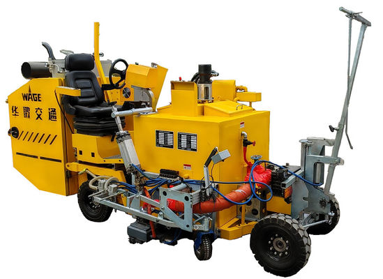 Auto-rijmodus Middelgrote Passagier Thermoplastische wegmarkering Truck 4KM/h Markeringssnelheid voor markering