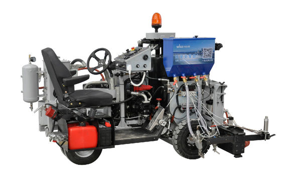 Kleine passagiersrijende thermoplastische weglijnmarkering