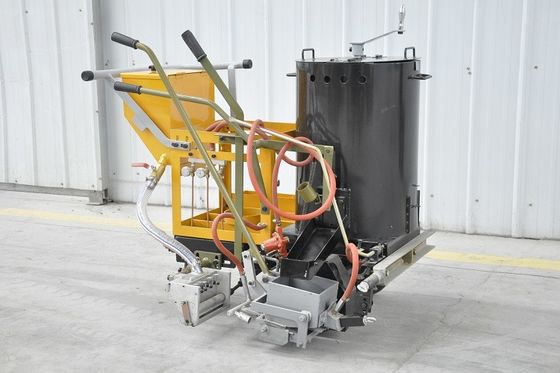 Honden duwen thermoplastische wegmarkeringsmachine 100- 500 mm breedte lijn