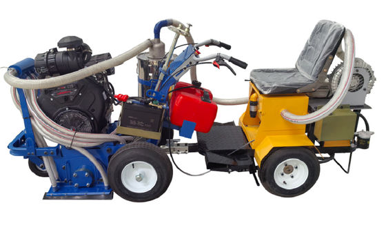 PCD weglijnmarkering verwijderingsmachine met zuigrecyclage