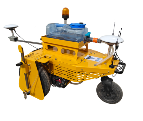 Smart Pre Marking Robot Machine Wegmarkering - Satelliet positionering