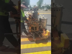 thermoplastische convexe lijnstreepmarkering