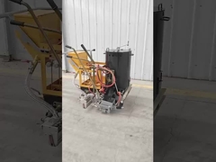 Thermoplastische wegmarkerende machine